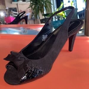 East 5th Sling open toe Heels